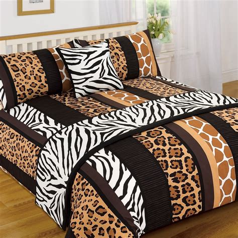 leopard print bedspreads and comforters.